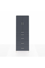 Arges Dolap 3 Raflı 5 Çekmeceli 2 Kapaklı 88x30x243 - S33M187V5A