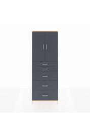 Arges Dolap 3 Raflı 5 Çekmeceli 2 Kapaklı 88x30x243 - S33M187V8A