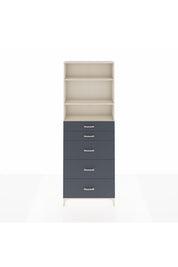 Arges Dolap 3 Raflı 5 Çekmeceli 88x30x243 - S33M188V2A