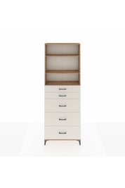 Arges Dolap 3 Raflı 5 Çekmeceli 88x30x243 - S33M188V7A
