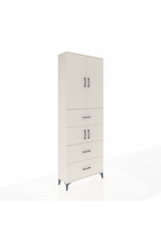 Arges Dolap 4 Raflı 3 Çekmeceli 4 Kapaklı 88x30x243 - S33M189V1A
