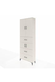Arges Dolap 4 Raflı 3 Çekmeceli 4 Kapaklı 88x30x243 - S33M189V1A