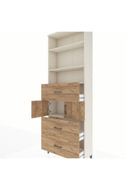 Arges Dolap 4 Raflı 3 Çekmeceli 2 Kapaklı 88x30x243 - S33M190V3A