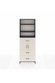 Arges Dolap 4 Raflı 3 Çekmeceli 2 Kapaklı 88x30x243 - S33M190V4A