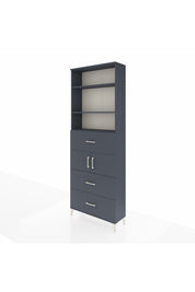 Arges Dolap 4 Raflı 3 Çekmeceli 2 Kapaklı 88x30x243 - S33M190V5A