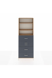 Arges Dolap 4 Raflı 3 Çekmeceli 2 Kapaklı 88x30x243 - S33M190V8A