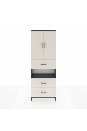 Arges Dolap 4 Raflı 3 Çekmeceli 2 Kapaklı 88x30x243 - S33M191V4A