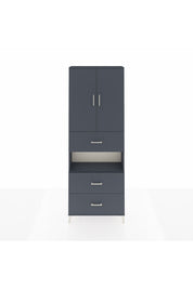 Arges Dolap 4 Raflı 3 Çekmeceli 2 Kapaklı 88x30x243 - S33M191V5A