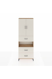 Arges Dolap 4 Raflı 3 Çekmeceli 2 Kapaklı 88x30x243 - S33M191V7A