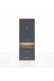 Arges Dolap 4 Raflı 3 Çekmeceli 2 Kapaklı 88x30x243 - S33M191V8A