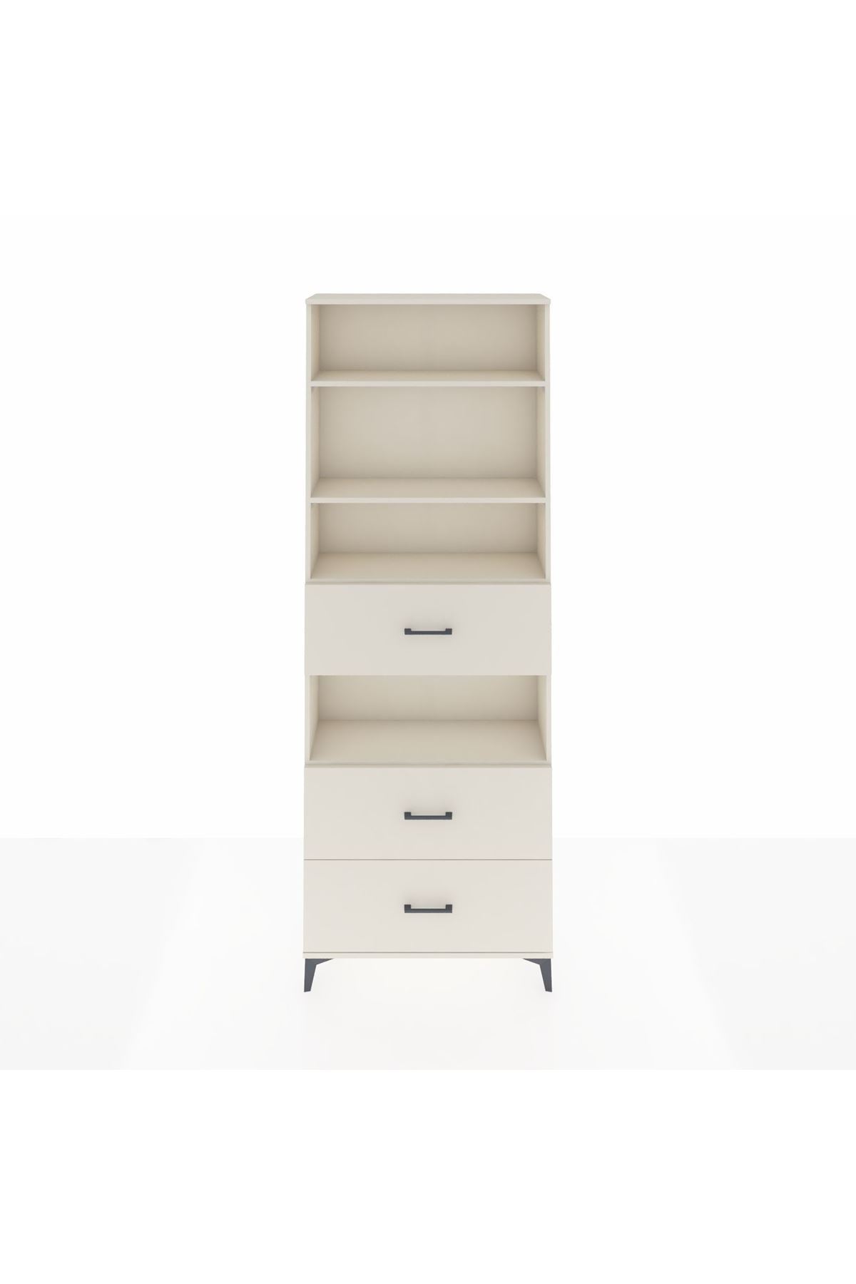 Arges Dolap 4 Raflı 3 Çekmeceli 88x30x243 - S33M192V1A