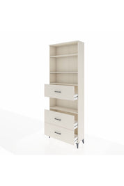 Arges Dolap 4 Raflı 3 Çekmeceli 88x30x243 - S33M192V1A
