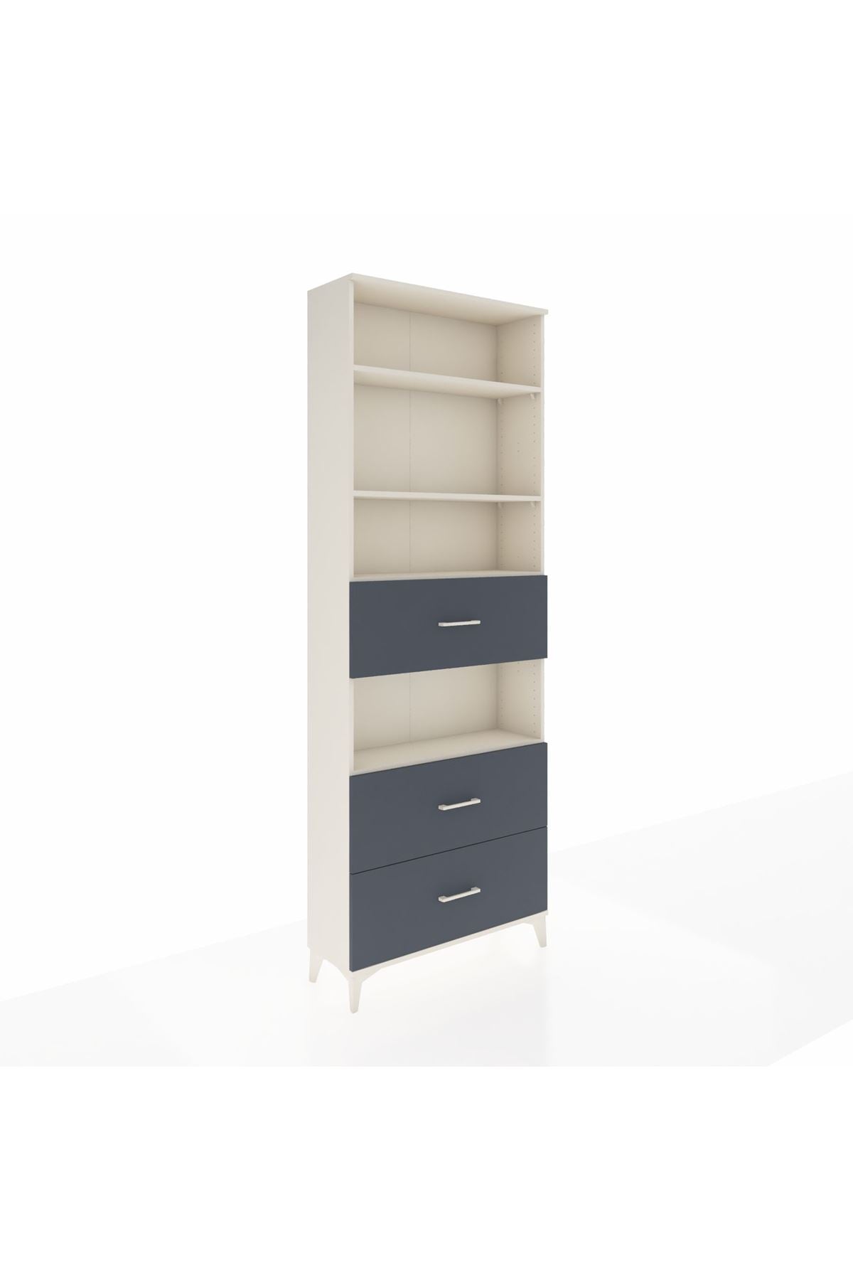 Arges Dolap 4 Raflı 3 Çekmeceli 88x30x243 - S33M192V2A