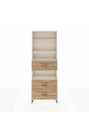 Arges Dolap 4 Raflı 3 Çekmeceli 88x30x243 - S33M192V3A