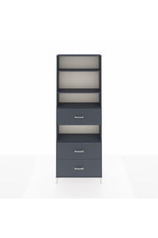 Arges Dolap 4 Raflı 3 Çekmeceli 88x30x243 - S33M192V5A