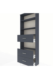 Arges Dolap 4 Raflı 3 Çekmeceli 88x30x243 - S33M192V5A