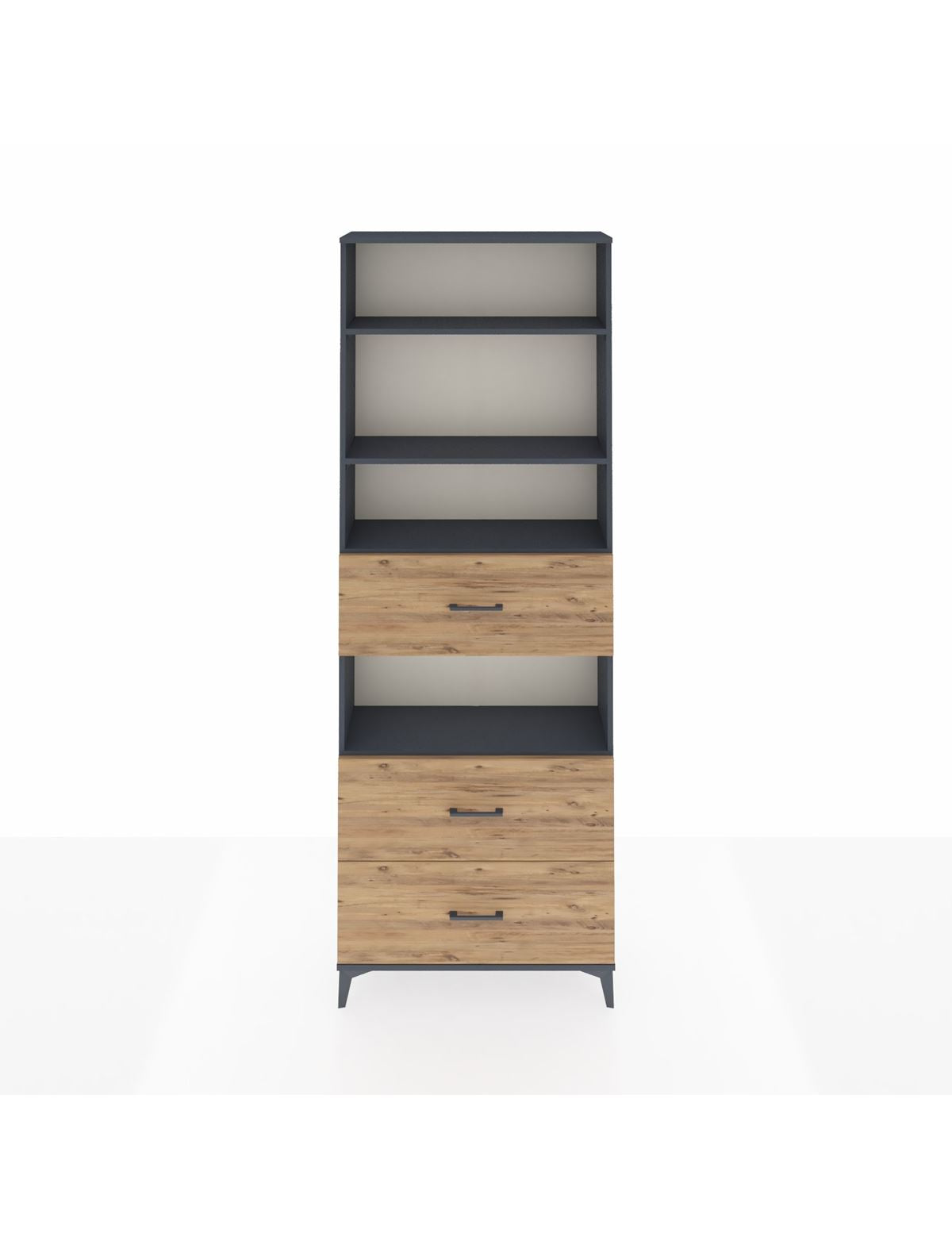 Arges Dolap 4 Raflı 3 Çekmeceli 88x30x243 - S33M192V6A