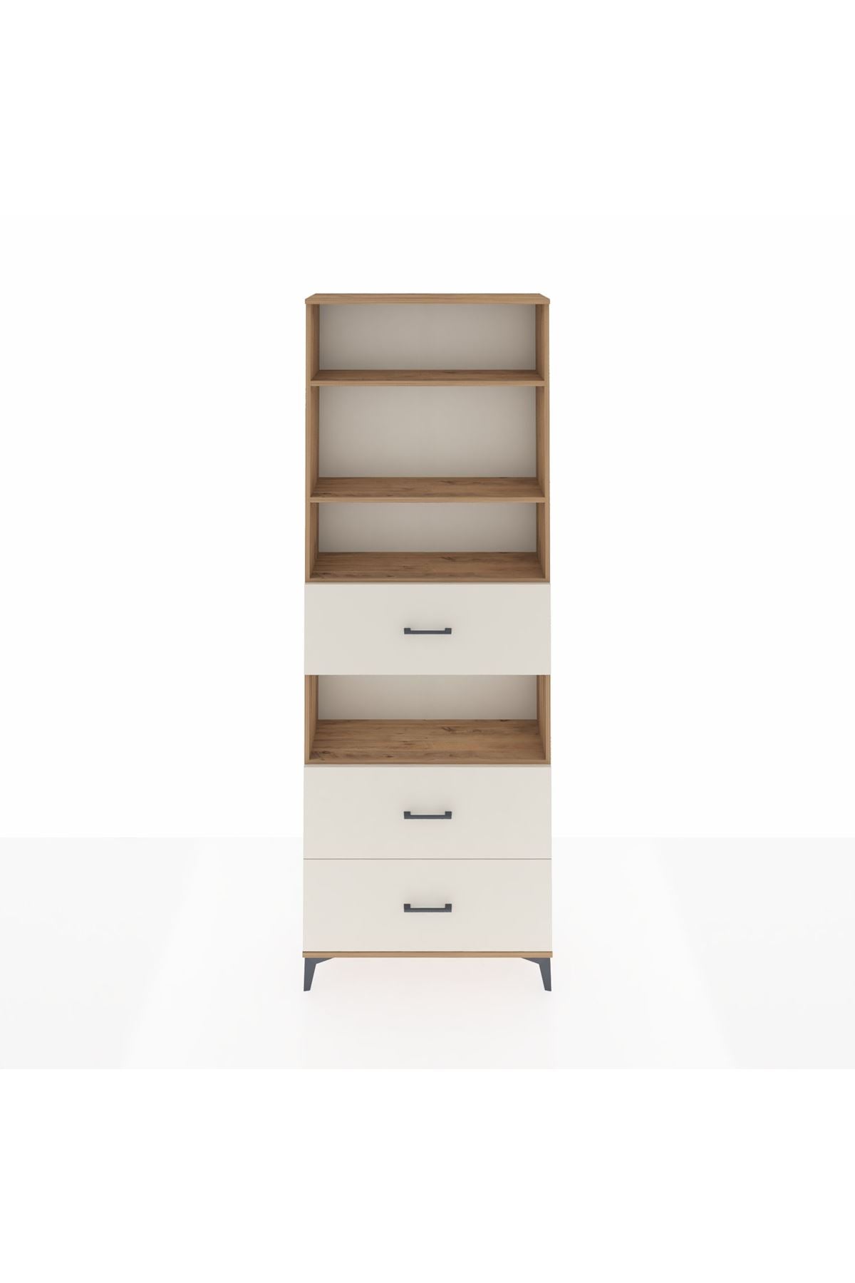 Arges Dolap 4 Raflı 3 Çekmeceli 88x30x243 - S33M192V7A