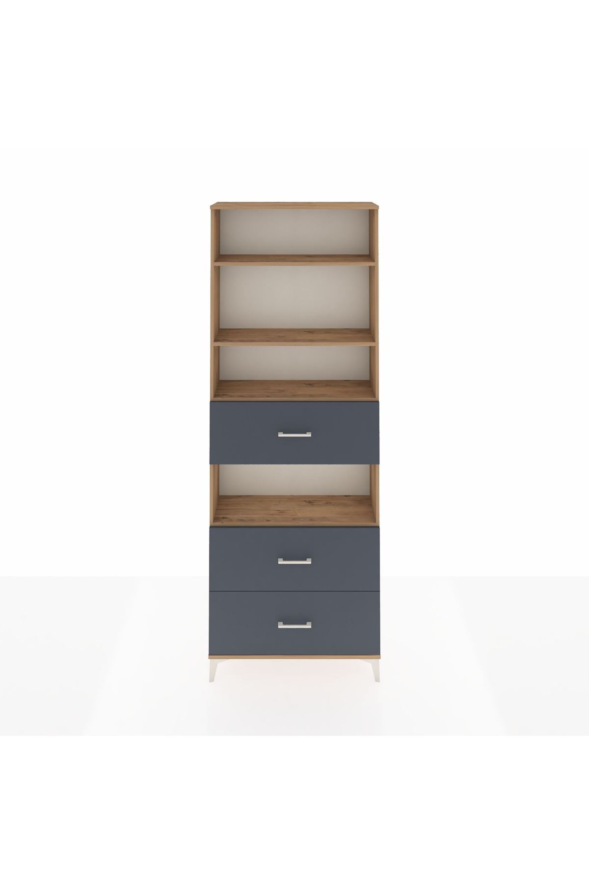 Arges Dolap 4 Raflı 3 Çekmeceli 88x30x243 - S33M192V8A