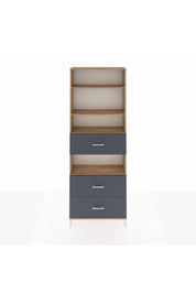 Arges Dolap 4 Raflı 3 Çekmeceli 88x30x243 - S33M192V8A