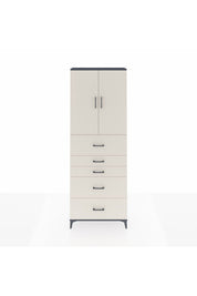 Arges Dolap 3 Raflı 5 Çekmeceli 2 Kapaklı 88x30x243 - S33M193V4A