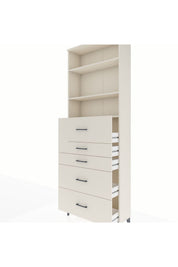 Arges Dolap 3 Raflı 5 Çekmeceli 88x30x243 - S33M194V1A