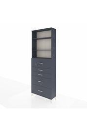 Arges Dolap 3 Raflı 5 Çekmeceli 88x30x243 - S33M194V5A