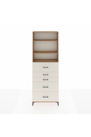 Arges Dolap 3 Raflı 5 Çekmeceli 88x30x243 - S33M194V7A