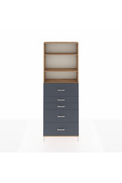 Arges Dolap 3 Raflı 5 Çekmeceli 88x30x243 - S33M194V8A