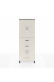 Arges Dolap 4 Raflı 3 Çekmeceli 4 Kapaklı 88x30x243 - S33M195V4A