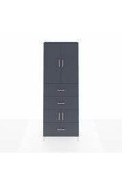 Arges Dolap 4 Raflı 3 Çekmeceli 4 Kapaklı 88x30x243 - S33M195V5A
