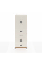Arges Dolap 4 Raflı 3 Çekmeceli 4 Kapaklı 88x30x243 - S33M195V7A