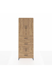 Arges Dolap 4 Raflı 3 Çekmeceli 4 Kapaklı 88x30x243 - S33M195V9A