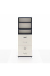 Arges Dolap 4 Raflı 3 Çekmeceli 2 Kapaklı 88x30x243 - S33M196V4A