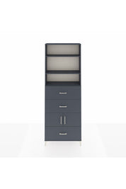 Arges Dolap 4 Raflı 3 Çekmeceli 2 Kapaklı 88x30x243 - S33M196V5A