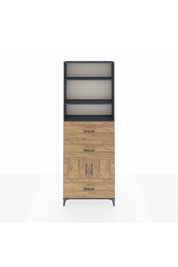 Arges Dolap 4 Raflı 3 Çekmeceli 2 Kapaklı 88x30x243 - S33M196V6A