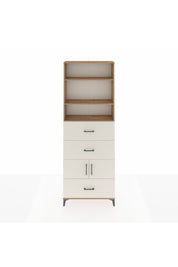 Arges Dolap 4 Raflı 3 Çekmeceli 2 Kapaklı 88x30x243 - S33M196V7A