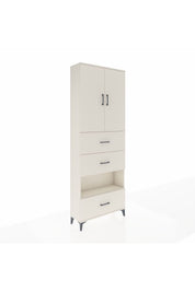 Arges Dolap 4 Raflı 3 Çekmeceli 2 Kapaklı 88x30x243 - S33M197V1A