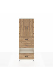 Arges Dolap 4 Raflı 3 Çekmeceli 2 Kapaklı 88x30x243 - S33M197V3A