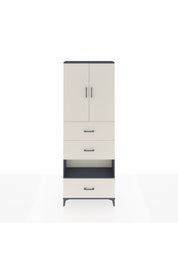 Arges Dolap 4 Raflı 3 Çekmeceli 2 Kapaklı 88x30x243 - S33M197V4A