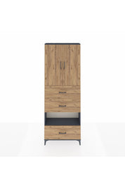 Arges Dolap 4 Raflı 3 Çekmeceli 2 Kapaklı 88x30x243 - S33M197V6A