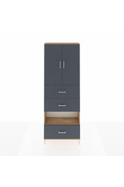 Arges Dolap 4 Raflı 3 Çekmeceli 2 Kapaklı 88x30x243 - S33M197V8A