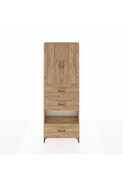 Arges Dolap 4 Raflı 3 Çekmeceli 2 Kapaklı 88x30x243 - S33M197V9A
