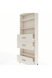 Arges Dolap 4 Raflı 3 Çekmeceli 88x30x243 - S33M198V1A