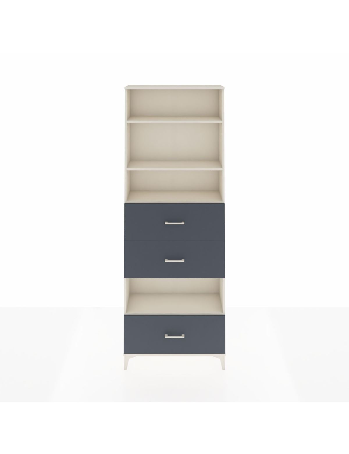 Arges Dolap 4 Raflı 3 Çekmeceli 88x30x243 - S33M198V2A