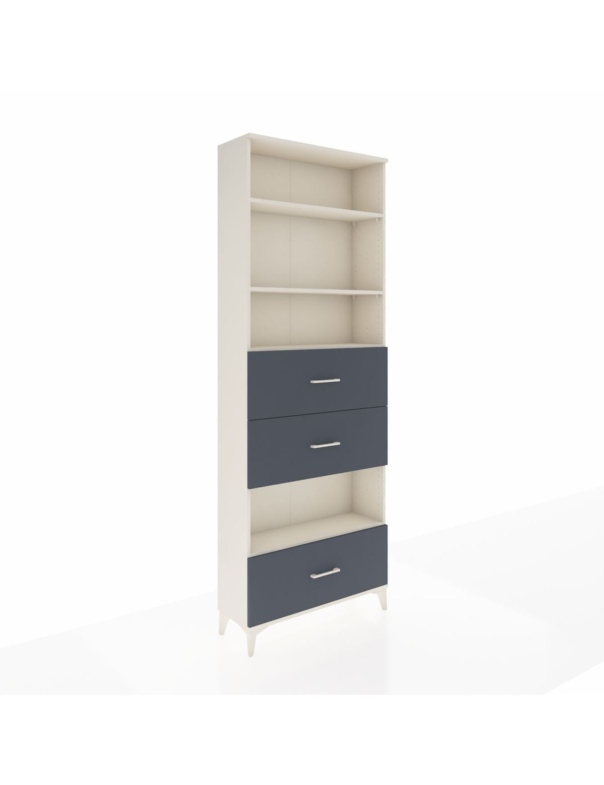 Arges Dolap 4 Raflı 3 Çekmeceli 88x30x243 - S33M198V2A