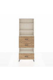 Arges Dolap 4 Raflı 3 Çekmeceli 88x30x243 - S33M198V3A
