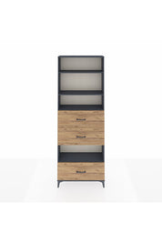 Arges Dolap 4 Raflı 3 Çekmeceli 88x30x243 - S33M198V6A