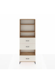 Arges Dolap 4 Raflı 3 Çekmeceli 88x30x243 - S33M198V7A