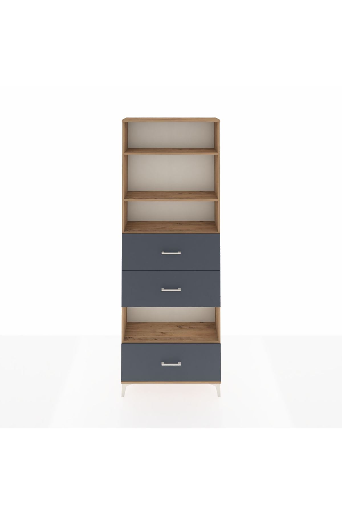 Arges Dolap 4 Raflı 3 Çekmeceli 88x30x243 - S33M198V8A